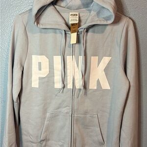 PINK Victoria's Secret Light Blue Hoodie
